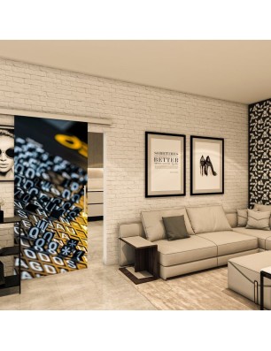 Glasschiebetür SLIM-LINE - Fotoprint Model 201