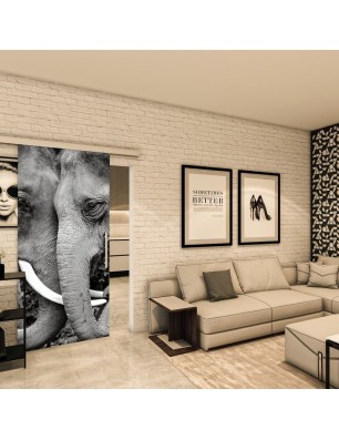 Glasschiebetür SLIM-LINE - Fotoprint Model 222