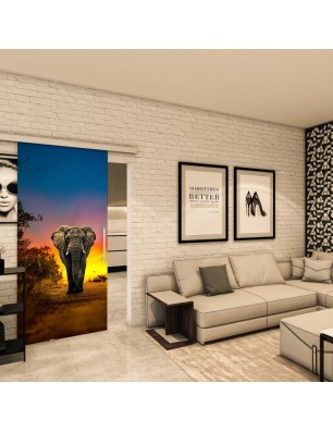 Glasschiebetür SLIM-LINE - Fotoprint Model 226
