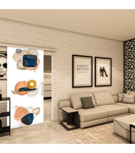 Glasschiebetür SLIM-LINE - Fotoprint Model 266