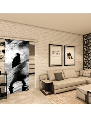 Glasschiebetür SLIM-LINE - Fotoprint Model 271