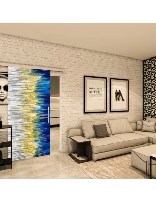 Glasschiebetür SLIM-LINE - Fotoprint Model 292