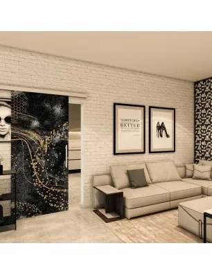 Glasschiebetür SLIM-LINE - Fotoprint Model 295