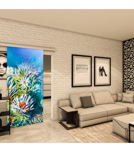Glasschiebetür SLIM-LINE - Fotoprint Model 305