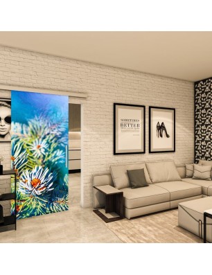 Glasschiebetür SLIM-LINE - Fotoprint Model 305