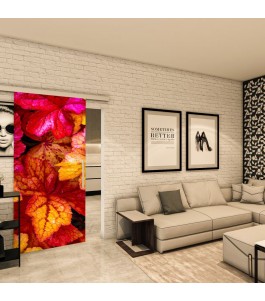 Glasschiebetür SLIM-LINE - Fotoprint Model 308