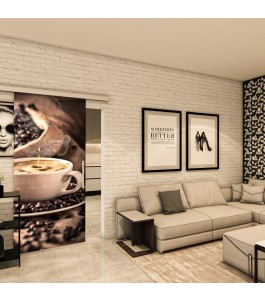 Glasschiebetür SLIM-LINE - Fotoprint Model 313