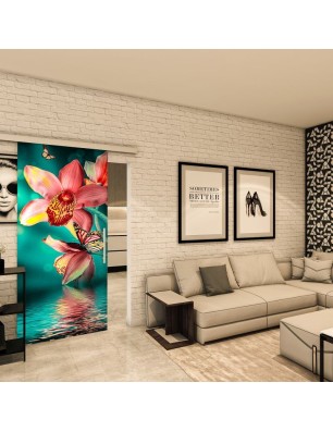 Glasschiebetür SLIM-LINE - Fotoprint Model 317
