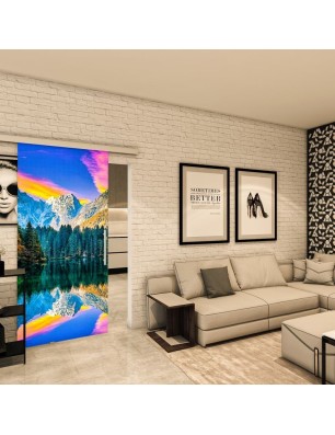 Glasschiebetür SLIM-LINE - Fotoprint Model 321