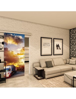 Glasschiebetür SLIM-LINE - Fotoprint Model 328