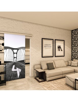 Glasschiebetür SLIM-LINE - Fotoprint Model 330