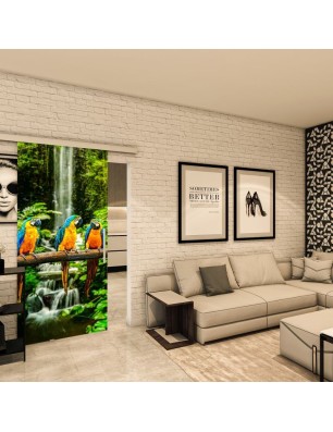Glasschiebetür SLIM-LINE - Fotoprint Model 338