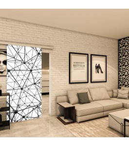 Glasschiebetür SLIM-LINE - Fotoprint Model 350