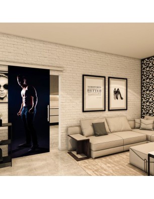 Glasschiebetür SLIM-LINE - Fotoprint Model 358