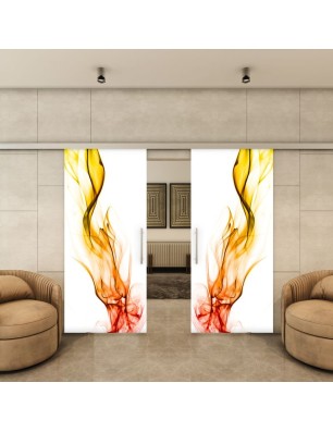 Glasschiebetür SLIM-LINE - Fotoprint Model 2