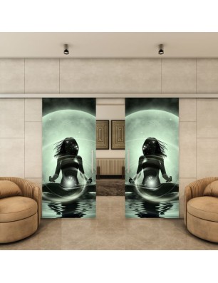 Glasschiebetür SLIM-LINE - Fotoprint Model 38