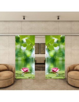 Glasschiebetür SLIM-LINE - Fotoprint Model 42