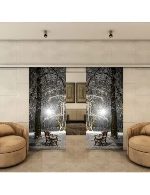 Glasschiebetür SLIM-LINE - Fotoprint Model 46