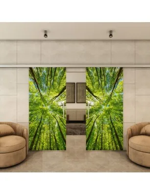 Glasschiebetür SLIM-LINE - Fotoprint Model 49