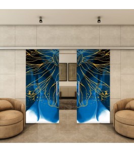 Glasschiebetür SLIM-LINE - Fotoprint Model 77