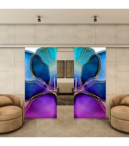 Glasschiebetür SLIM-LINE - Fotoprint Model 78