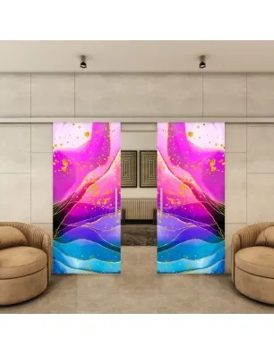 Glasschiebetür SLIM-LINE - Fotoprint Model 79