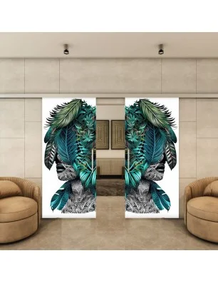 Glasschiebetür SLIM-LINE - Fotoprint Model 80