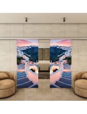 Glasschiebetür SLIM-LINE - Fotoprint Model 126