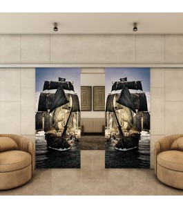 Glasschiebetür SLIM-LINE - Fotoprint Model 140