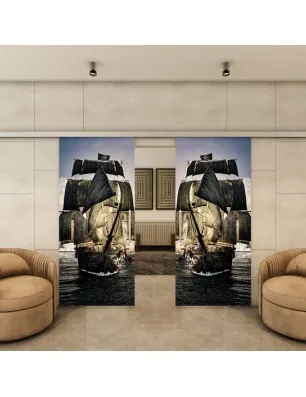 Glasschiebetür SLIM-LINE - Fotoprint Model 140