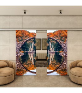 Glasschiebetür SLIM-LINE - Fotoprint Model 159