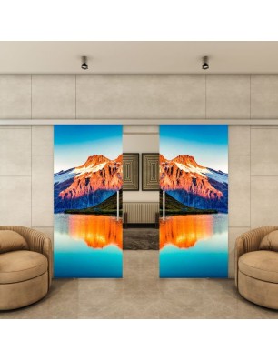 Glasschiebetür SLIM-LINE - Fotoprint Model 179