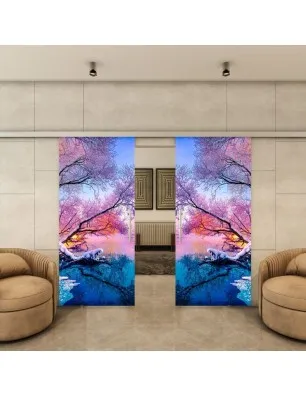 Glasschiebetür SLIM-LINE - Fotoprint Model 194