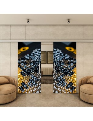 Glasschiebetür SLIM-LINE - Fotoprint Model 201