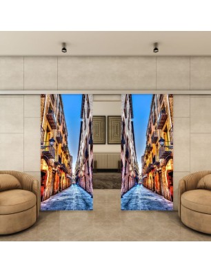 Glasschiebetür SLIM-LINE - Fotoprint Model 208