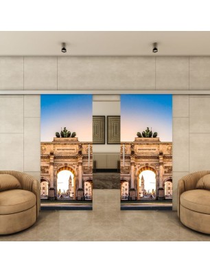 Glasschiebetür SLIM-LINE - Fotoprint Model 212