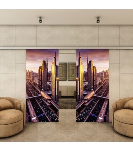 Glasschiebetür SLIM-LINE - Fotoprint Model 213