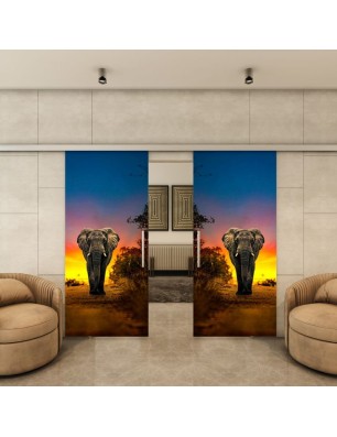 Glasschiebetür SLIM-LINE - Fotoprint Model 226