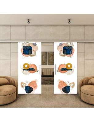 Glasschiebetür SLIM-LINE - Fotoprint Model 266