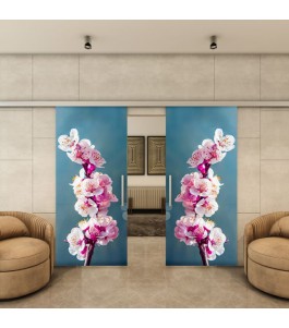 Glasschiebetür SLIM-LINE - Fotoprint Model 281