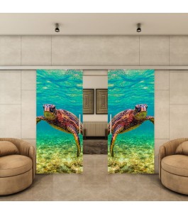Glasschiebetür SLIM-LINE - Fotoprint Model 288