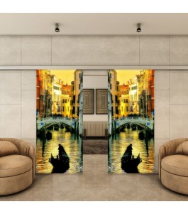 Glasschiebetür SLIM-LINE - Fotoprint Model 314