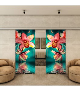 Glasschiebetür SLIM-LINE - Fotoprint Model 317