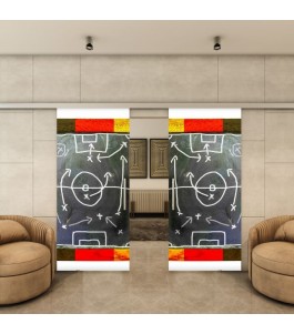 Glasschiebetür SLIM-LINE - Fotoprint Model 327