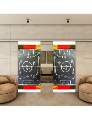 Glasschiebetür SLIM-LINE - Fotoprint Model 327