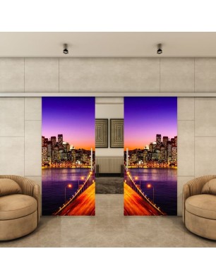 Glasschiebetür SLIM-LINE - Fotoprint Model 329