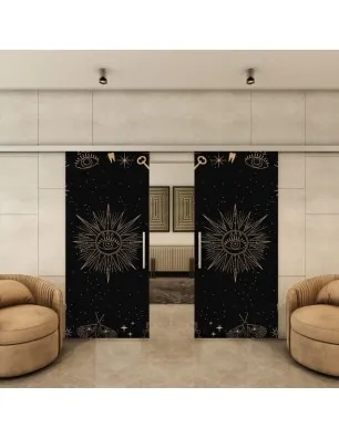 Glasschiebetür SLIM-LINE - Fotoprint Model 344