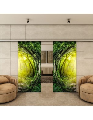 Glasschiebetür SLIM-LINE - Fotoprint Model 348