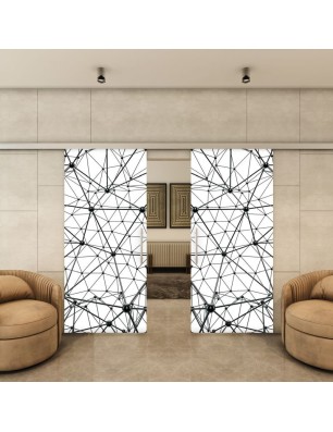 Glasschiebetür SLIM-LINE - Fotoprint Model 350