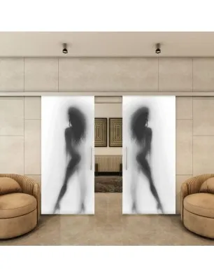 Glasschiebetür SLIM-LINE - Fotoprint Model 356